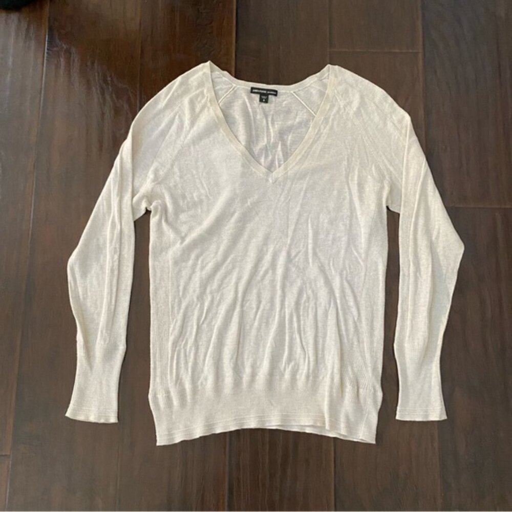 James Perse Los Angeles Women's Cream Color Sweater Size 0